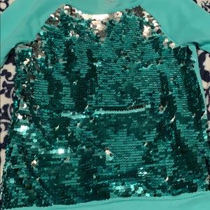 A long sleeve sequence shirt from justice